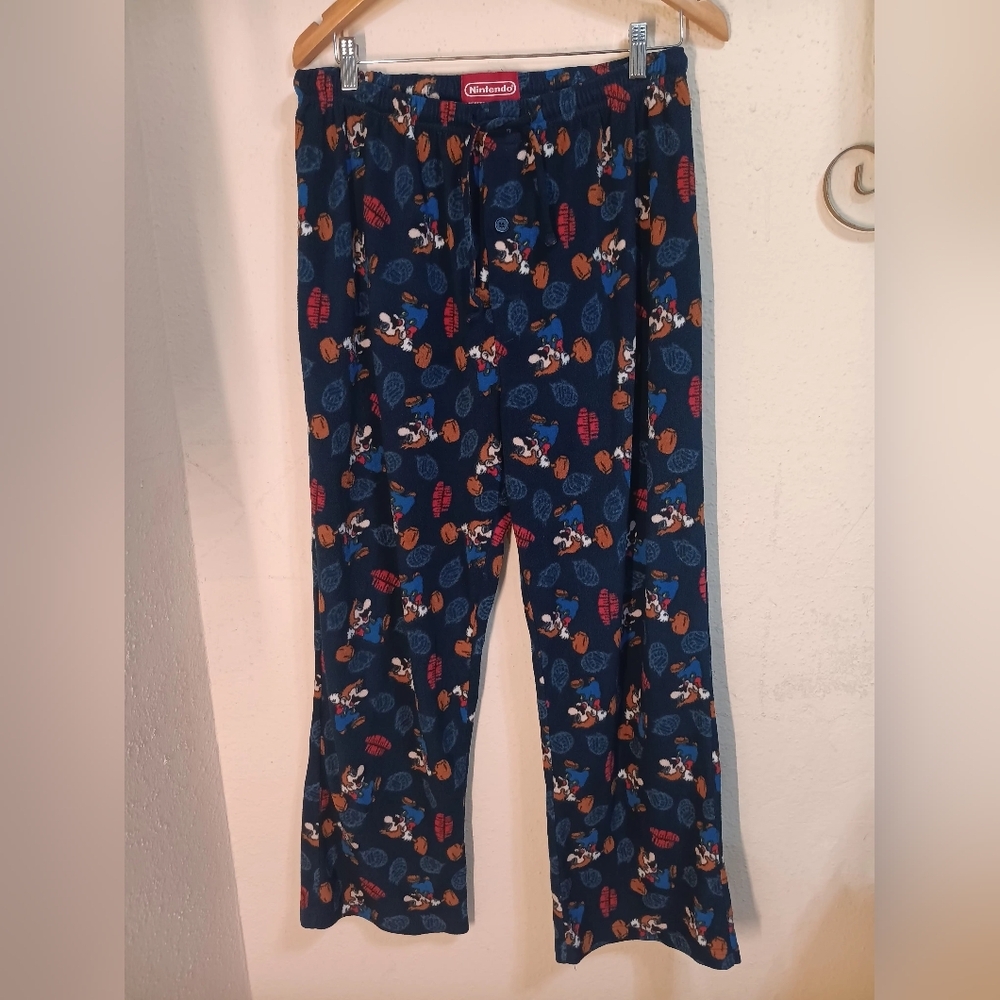 Nintendo Blue Character Pajama Bottoms